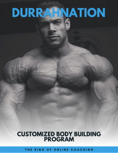 Customized Bodybuilding Program: Workout & Nutrition