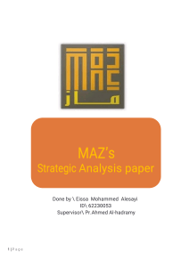 MAZ's strategic analysis paper أخير