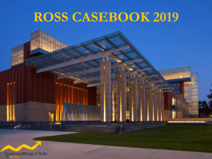 Ross 2019 Consulting Casebook