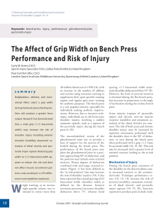 Bench Press Grip Width: Performance & Injury Risk