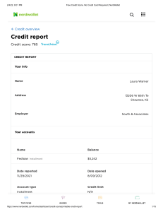 Free Credit Score. No Credit Card Required   NerdWallet