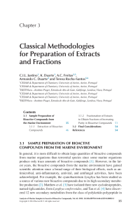 Marine Bioactive Compound Extraction Methods