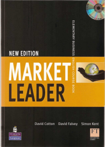 New Market Leader Elementary Course Book