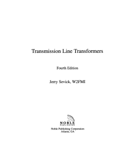 Sevick J.- Transmission Line Transformers - 4th ed 2001 