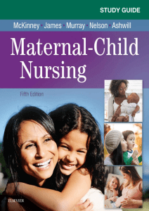 N360 N352 Study Guide for Maternal-Child Nursing