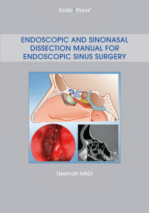 Endoscopic and Sinonasal Dissection Manual for Endoscopic Sinus Surgery ( P