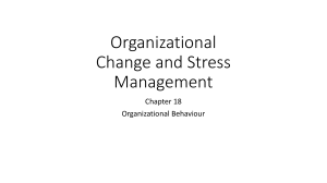 Organizational change 