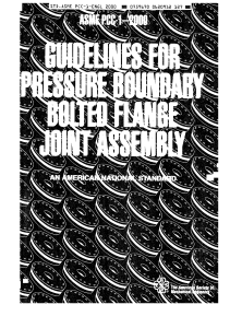 ASME PCC-1-20XX Guideline for Pressure Boundary Bolted Flange Joint Assembly   kupdf.net asme-pcc-1