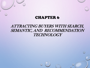 Teknologi Pencarian, Semantik, dan Rekomendasi untuk Pembeli