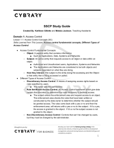 SSCP Study Guide  1   1 