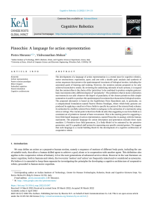 Pinocchio: Action Representation Language for Cognitive Robotics