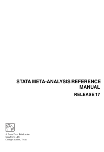 meta analysis STATA