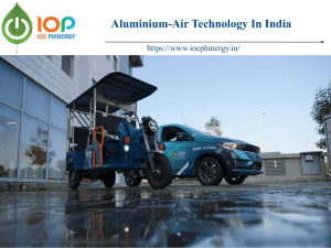 Aluminium-Air Technology In India