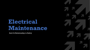 Training Electrical Maintenance