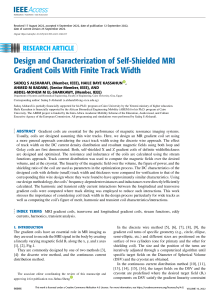 Design and Characterization of Self-Shielded MRI Gradient Coils With Finite Track Width