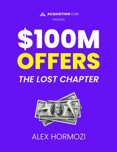100M-OFFERS   The Lost Chapter-Your First Avatar