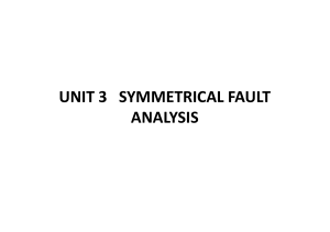 symmetrical fault analysis