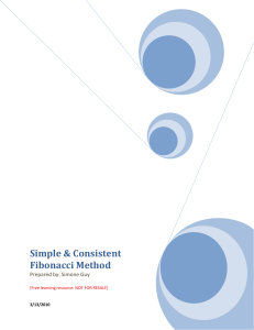   simple and consistent fibonacci method