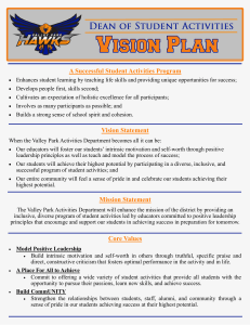 VP DSA Vision Plan