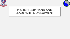 Mission-Command-And-Leadership-Development