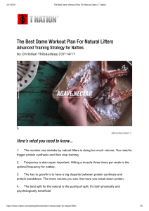 pdfcoffee.com the-best-damn-workout-plan-for-natural-lifters-t-nation-4-pdf-free