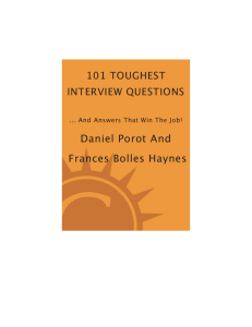 101 Toughest Interview Questions