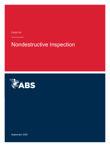 Nondestructive Inspection Guide - ABS