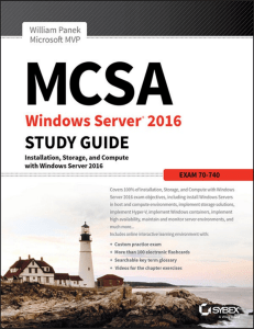 MCSA Windows Server 2016 Study Guide ( PDFDrive )