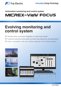 Automation monitoring and control system MICREX-VieW FOCUS