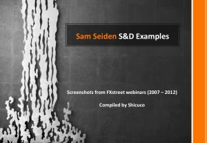 Sam Seiden Supply and Demand level examples from FXstreet webinars