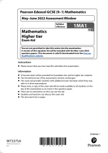 211202-Maths-GCSE-Higher-formulae-sheet-2022