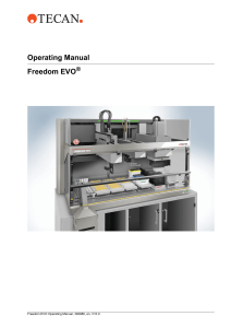 Freedom EVO Operating Manual