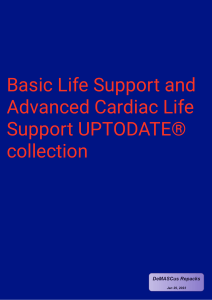 Basic Life Support and Advanced Cardiac Life Support UPTODATE® collection