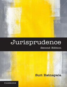 Suri Ratnapala-Jurisprudence 2nd edn (CUP 2013)