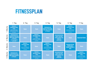 4-Week 5k Fitness Plan