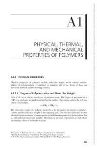 Biosurfaces - 2014 - Balani - Physical  Thermal  and Mechanical Properties of Polymers
