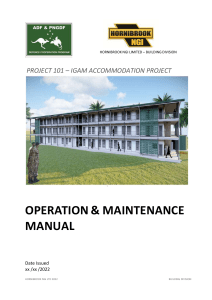 OM MANUAL FOR Igam Acc. Cover Page