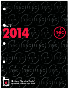 NATIONAL ELECTRICAL CODE 2014