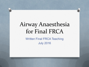 Final Airway FRCA Jul16 KH