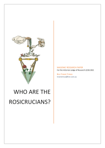 Who are the Rosicrucians Lodge of Research Travis Trinca