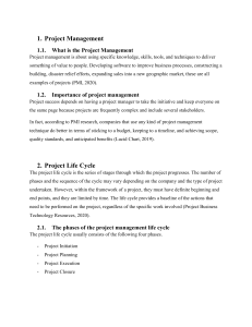 What is the Project Management (1) (1)