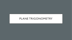 WEEK1-PLANE-TRIGOnometry
