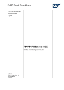 BASIC PP-PI Configuration