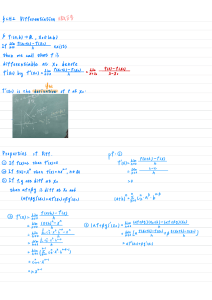 Differentiation