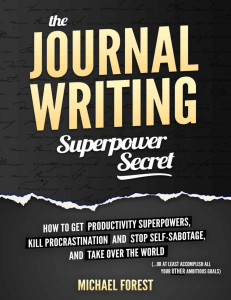 The Journal Writing Superpower Secret ( PDFDrive )