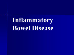 (IBD)inflammatory bowel disease