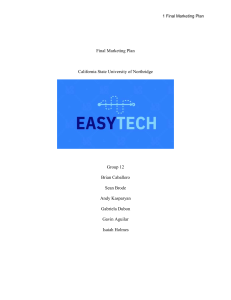 MKT 304 Project Final part