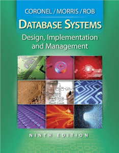 (FR) Database Systems - Design, Implementation, and Management (9th Edition) - Copy