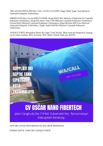 MELAYANI PARTAI BESAR, CALL +62 852-1533-9500, Harga Pabrik Septic Tank Melayani Cipatujah Kabupaten Tasikmalaya