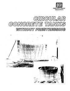 4 Circular concrete tanks without prestressing